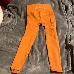 Women’s orange workout pants